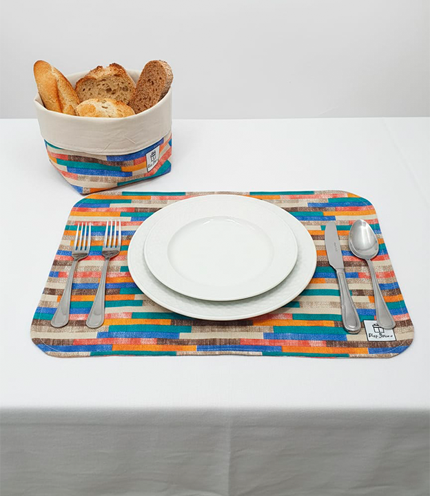 Individual y Panera multicolor